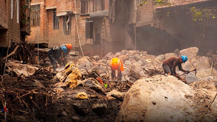Ayacucho: distrito de Ayna continúa en emergencia por desborde del río Sankirhuato